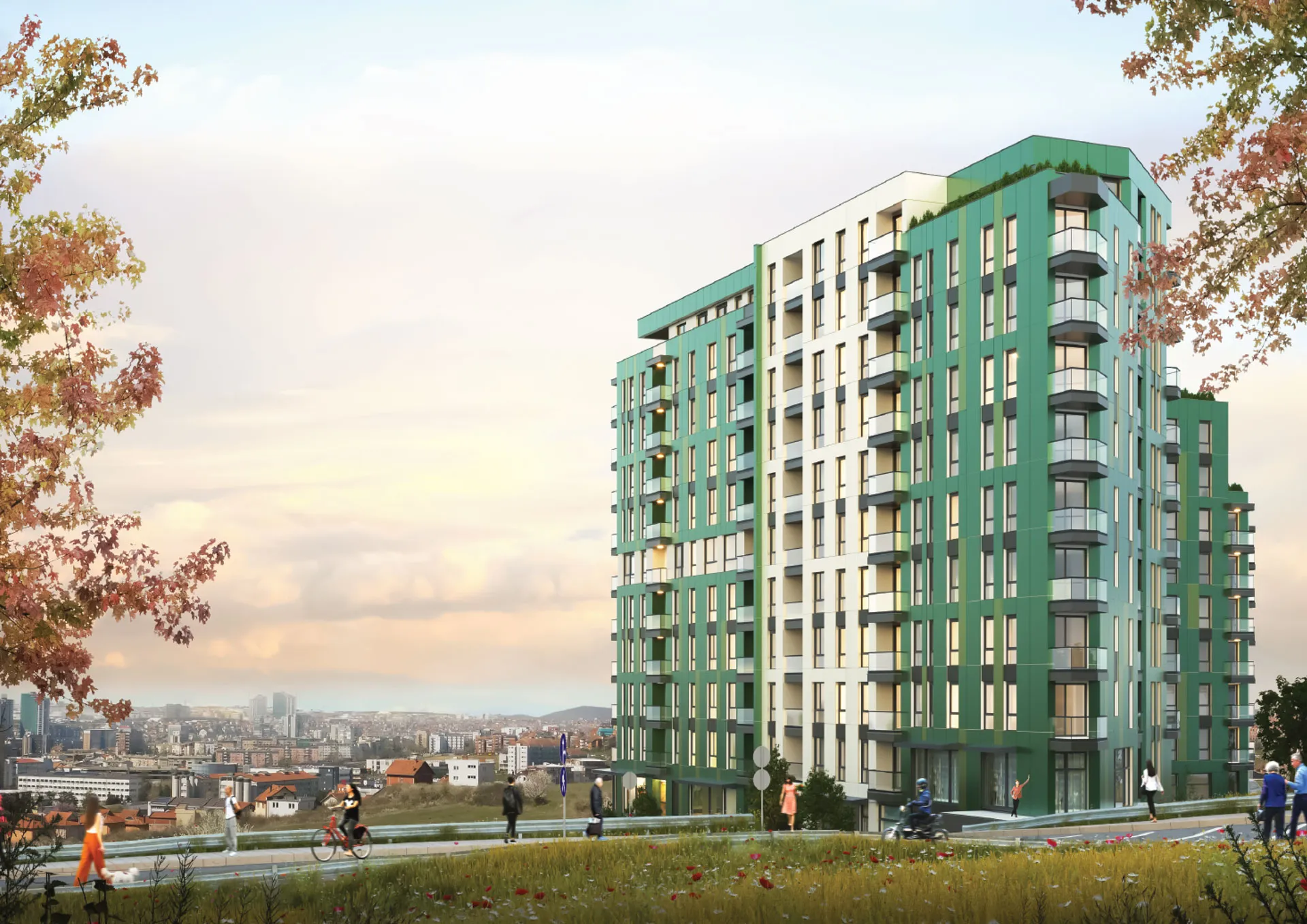 lin tower side